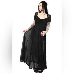 Lily Mesh Maxi Dress